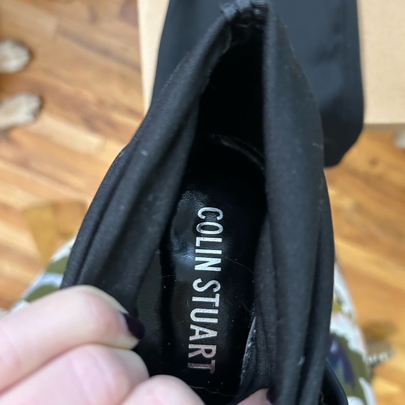 Colin Stuart black knee high stretch boots - Picture 7 of 7